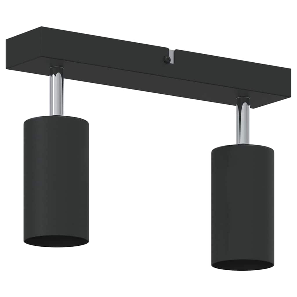 Loftsspot med spotlights Sort 26 x 6 x 16 cm Metal