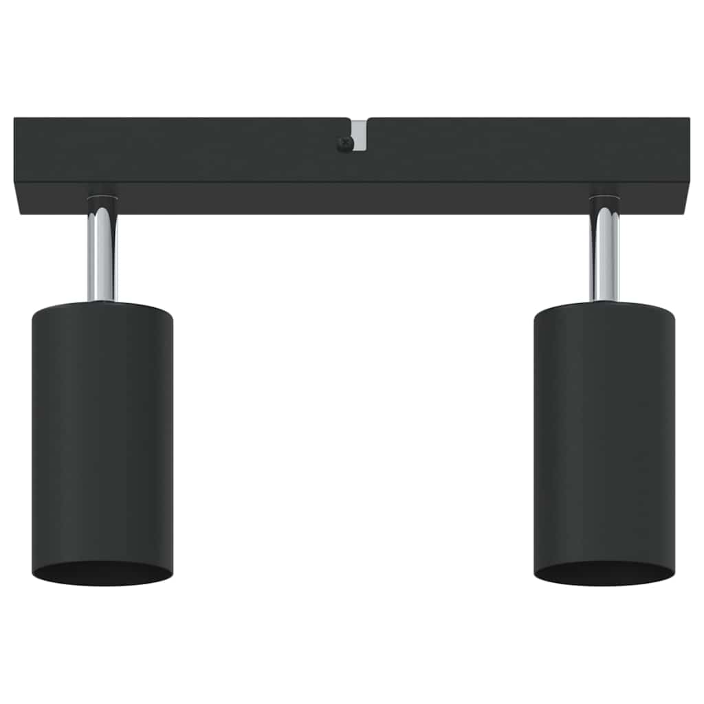 Loftsspot med spotlights Sort 26 x 6 x 16 cm Metal