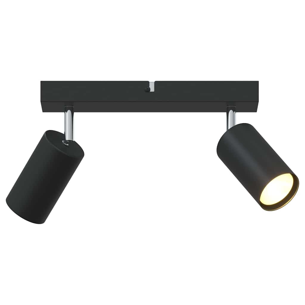 Loftsspot med spotlights Sort 26 x 6 x 16 cm Metal