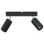 Loftsspot med spotlights Sort 26 x 6 x 16 cm Metal