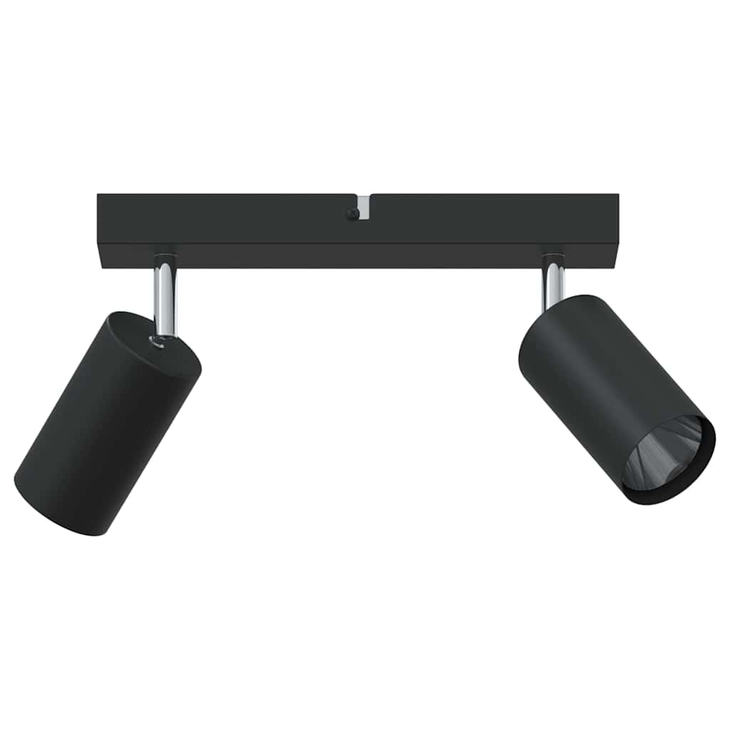 Loftsspot med spotlights Sort 26 x 6 x 16 cm Metal