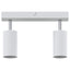 Loftsspot med spotlights Hvid 26 x 6 x 16 cm Metal