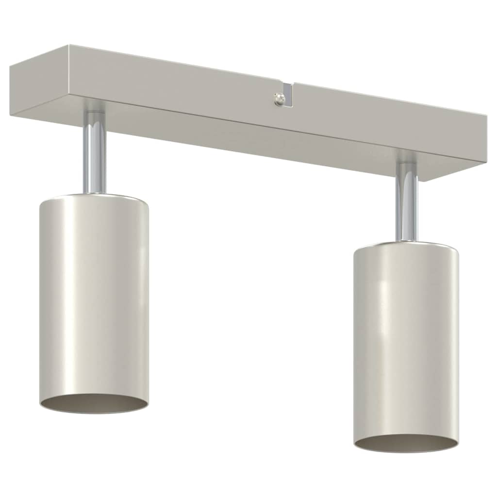 Loftsspot med spotlights Nikkel 26 x 6 x 16 cm Metal