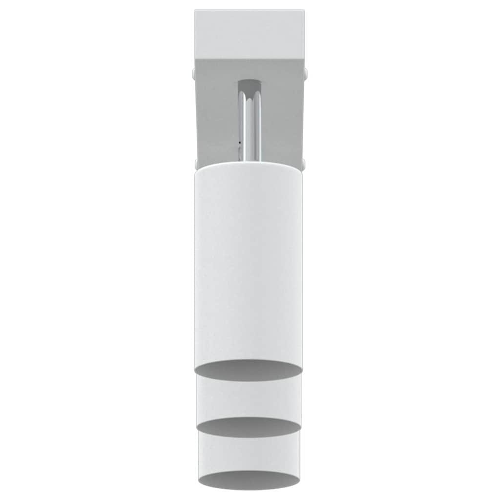 Loftsspot med spotlights Hvid 38 x 6 x 16 cm Metal