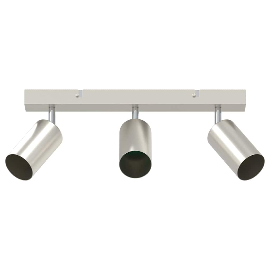 Loftsspot med spotlights Nikkel 38 x 6 x 16 cm Metal