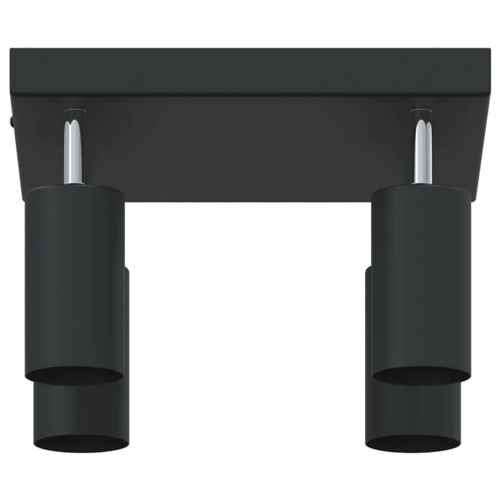 Loftsspot med spotlights Sort 26 x 26 x 16 cm Metal