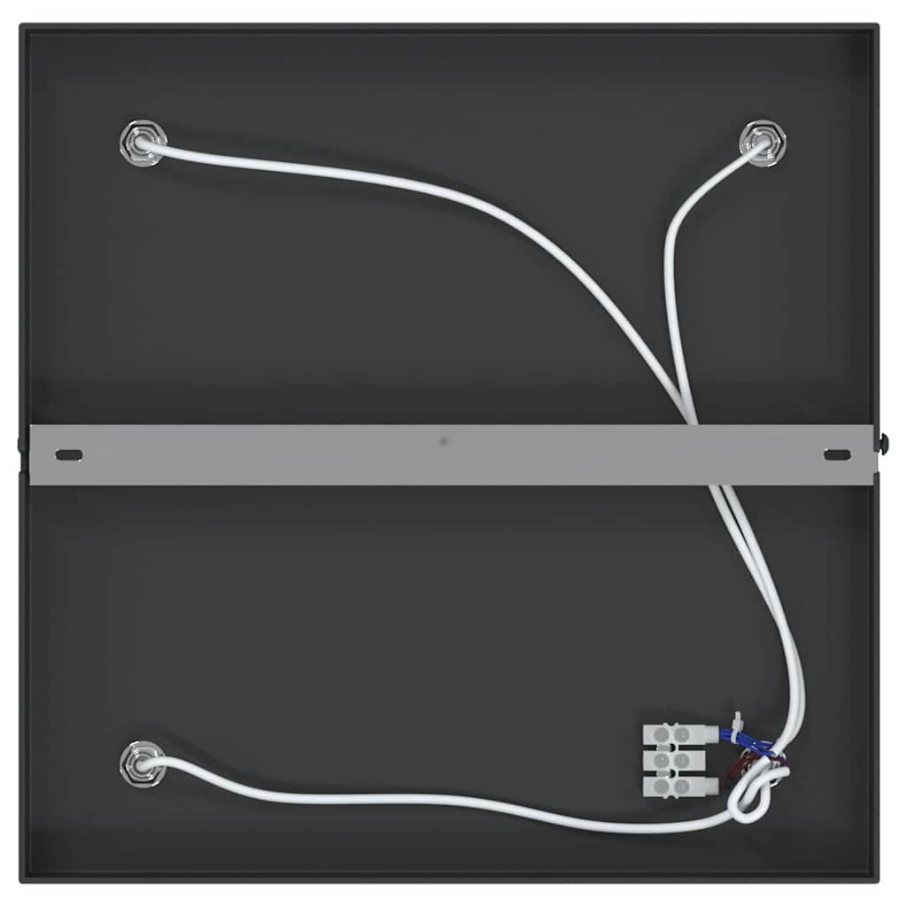 Loftsspot med spotlights Sort 26 x 26 x 16 cm Metal