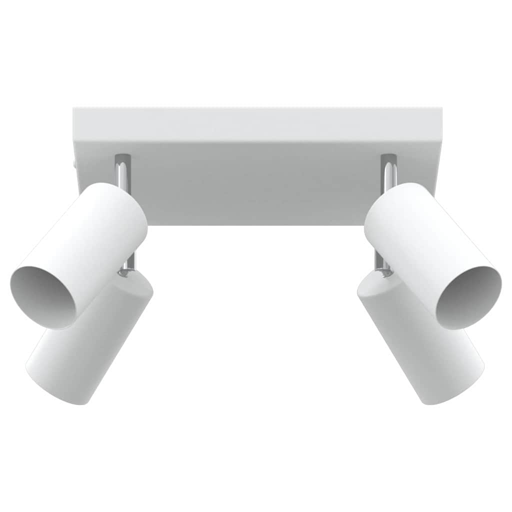 Loftsspot med spotlights Hvid 26 x 26 x 16 cm Metal