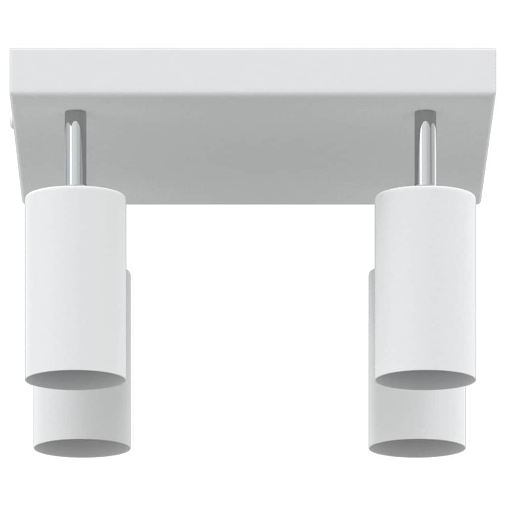 Loftsspot med spotlights Hvid 26 x 26 x 16 cm Metal