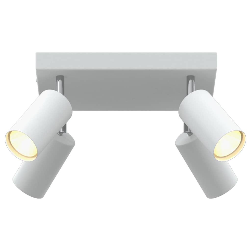Loftsspot med spotlights Hvid 26 x 26 x 16 cm Metal