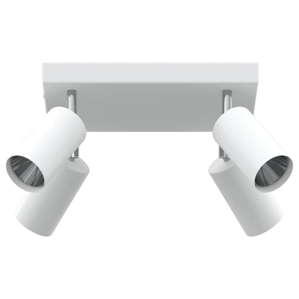 Loftsspot med spotlights Hvid 26 x 26 x 16 cm Metal