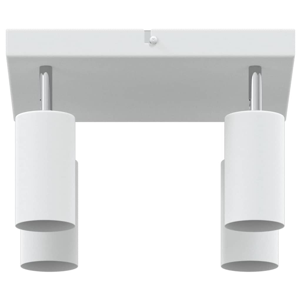 Loftsspot med spotlights Hvid 26 x 26 x 16 cm Metal