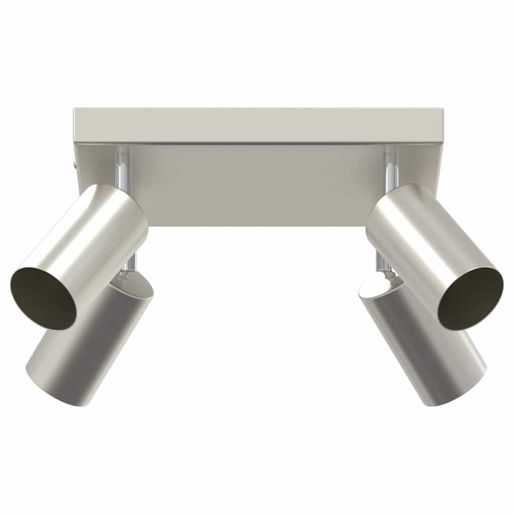 Loftsspot med spotlights Nikkel 26 x 26 x 16 cm Metal