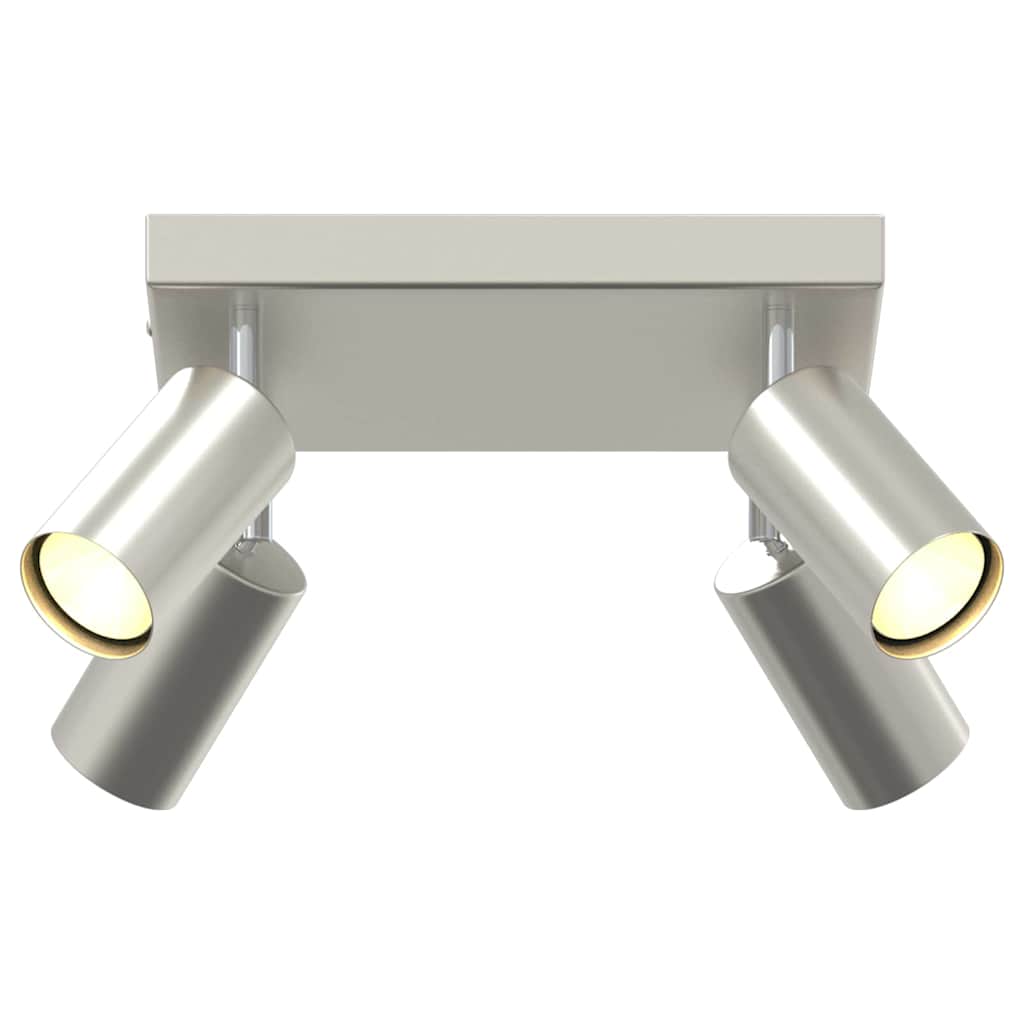 Loftsspot med spotlights Nikkel 26 x 26 x 16 cm Metal