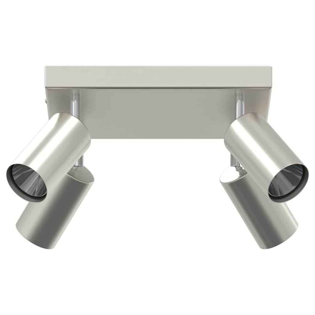 Loftsspot med spotlights Nikkel 26 x 26 x 16 cm Metal