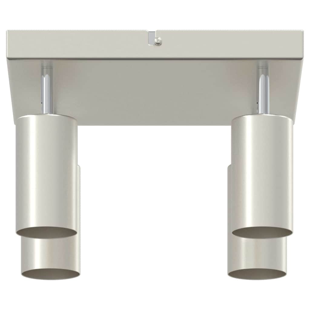 Loftsspot med spotlights Nikkel 26 x 26 x 16 cm Metal
