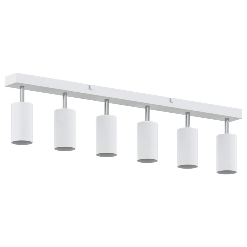 Loftsspot med spotlights Hvid 73 x 6 x 16 cm Metal