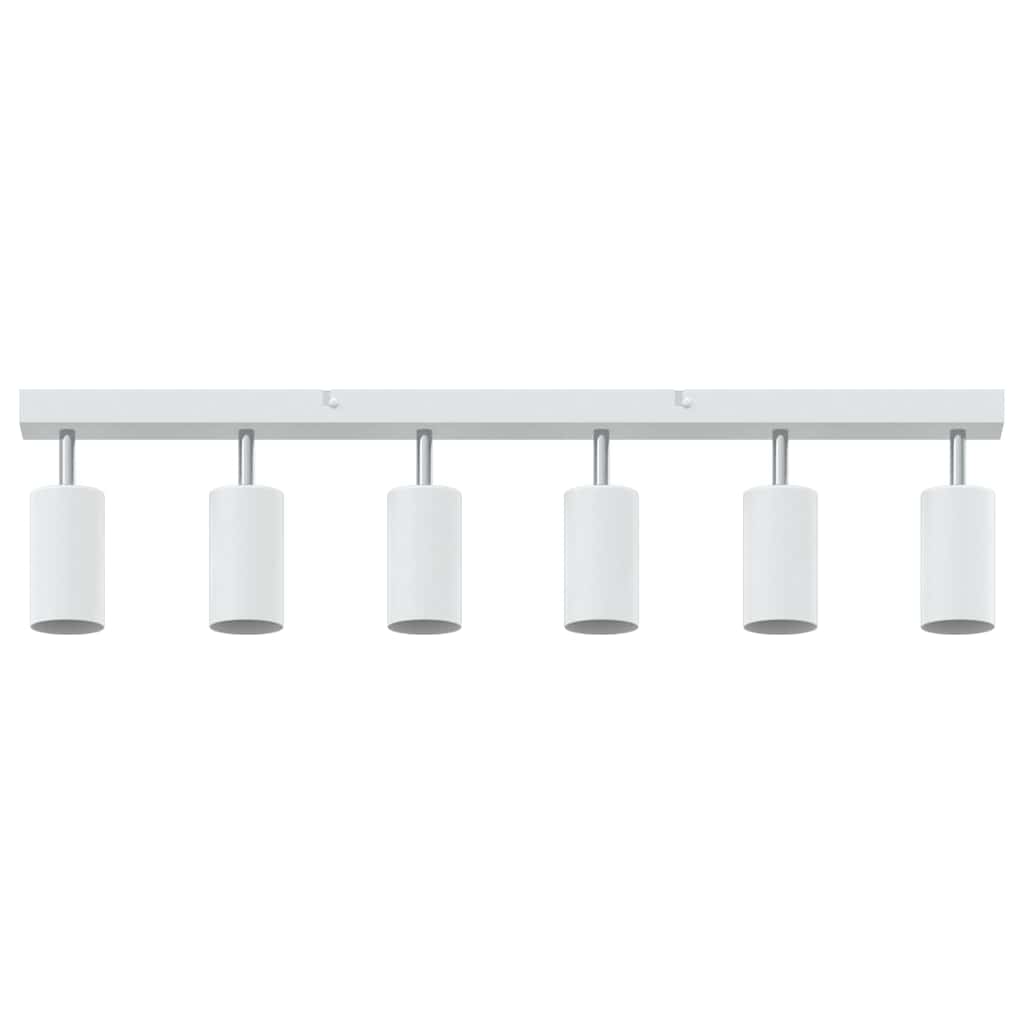 Loftsspot med spotlights Hvid 73 x 6 x 16 cm Metal