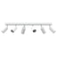 Loftsspot med spotlights Hvid 73 x 6 x 16 cm Metal