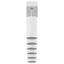 Loftsspot med spotlights Hvid 73 x 6 x 16 cm Metal
