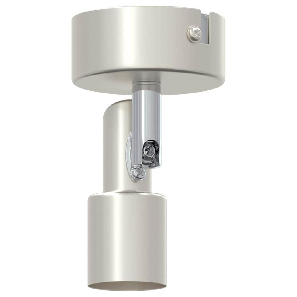 Loftsspot med spotlights Nikkel 8 x 8 x 10,5 cm Stål