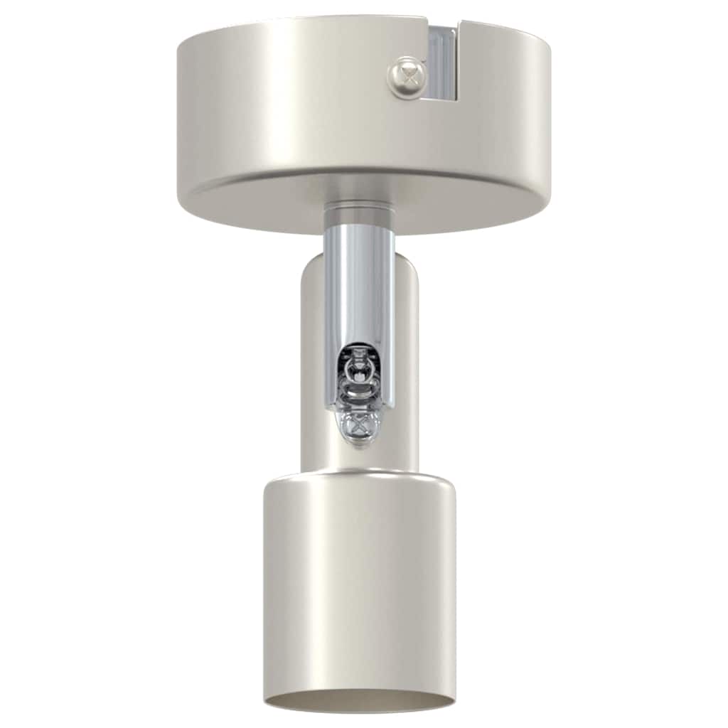 Loftsspot med spotlights Nikkel 8 x 8 x 10,5 cm Stål