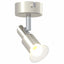 Loftsspot med spotlights Nikkel 8 x 8 x 10,5 cm Stål