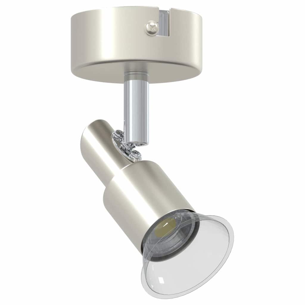 Loftsspot med spotlights Nikkel 8 x 8 x 10,5 cm Stål