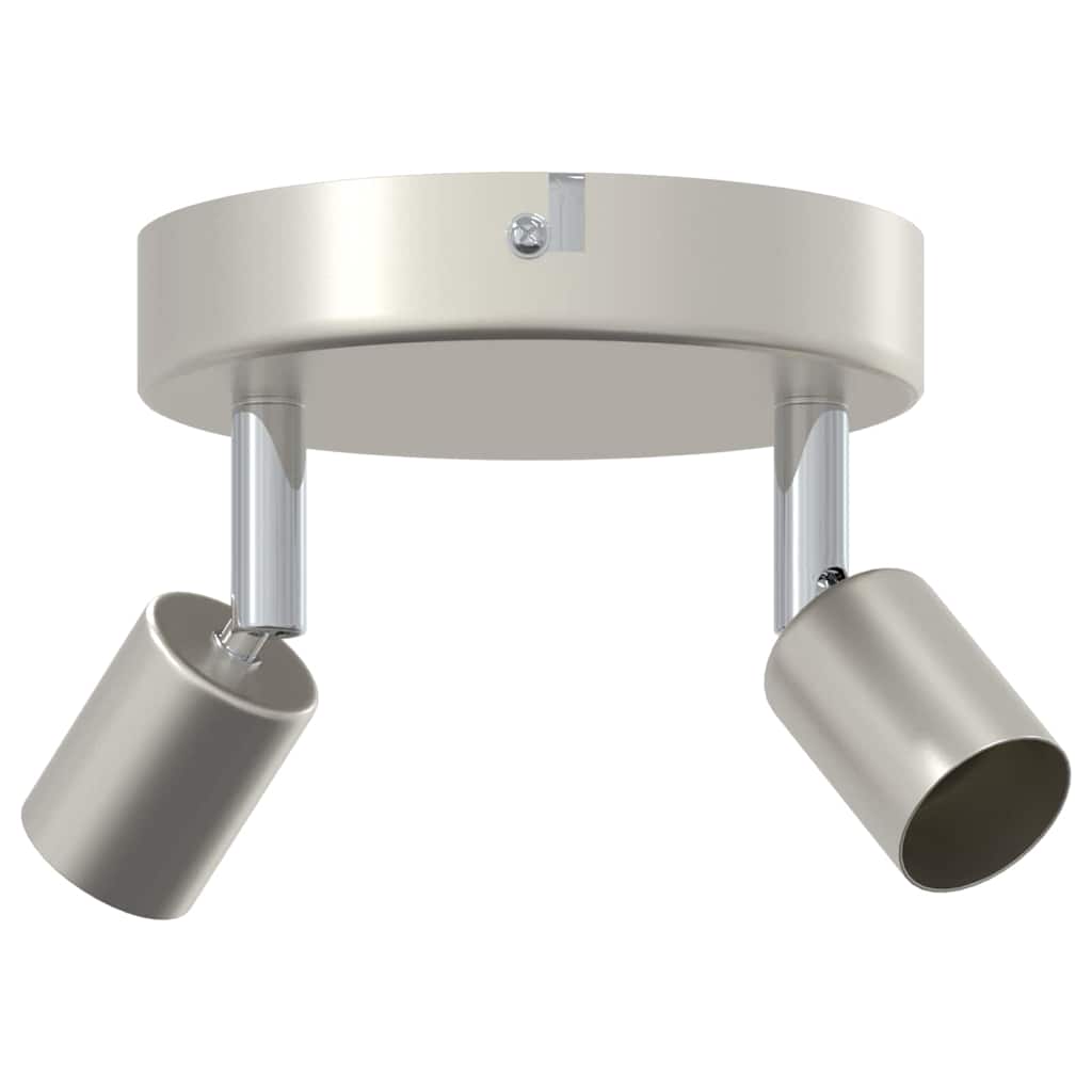 Loftsspot med spotlights Nikkel 12 x 8 cm Stål