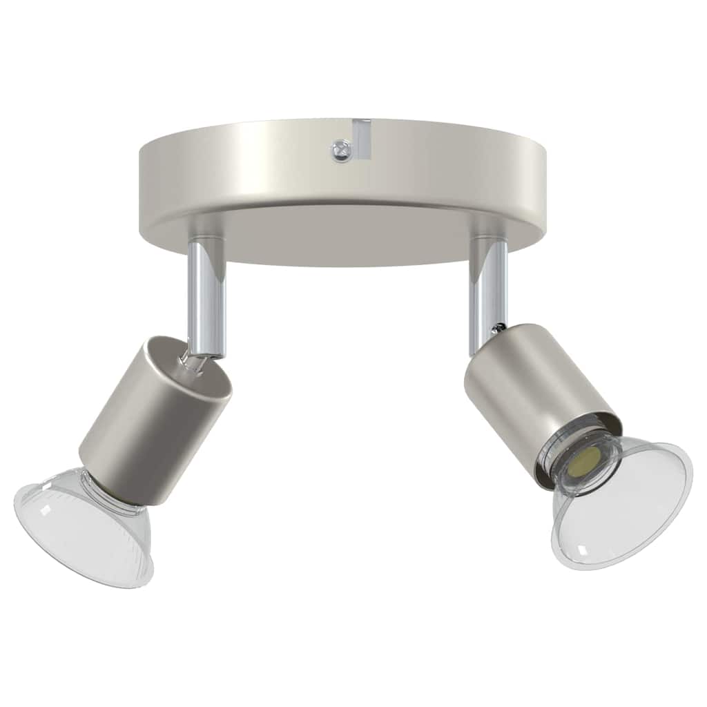 Loftsspot med spotlights Nikkel 12 x 8 cm Stål