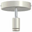 Loftsspot med spotlights Nikkel 12 x 8 cm Stål