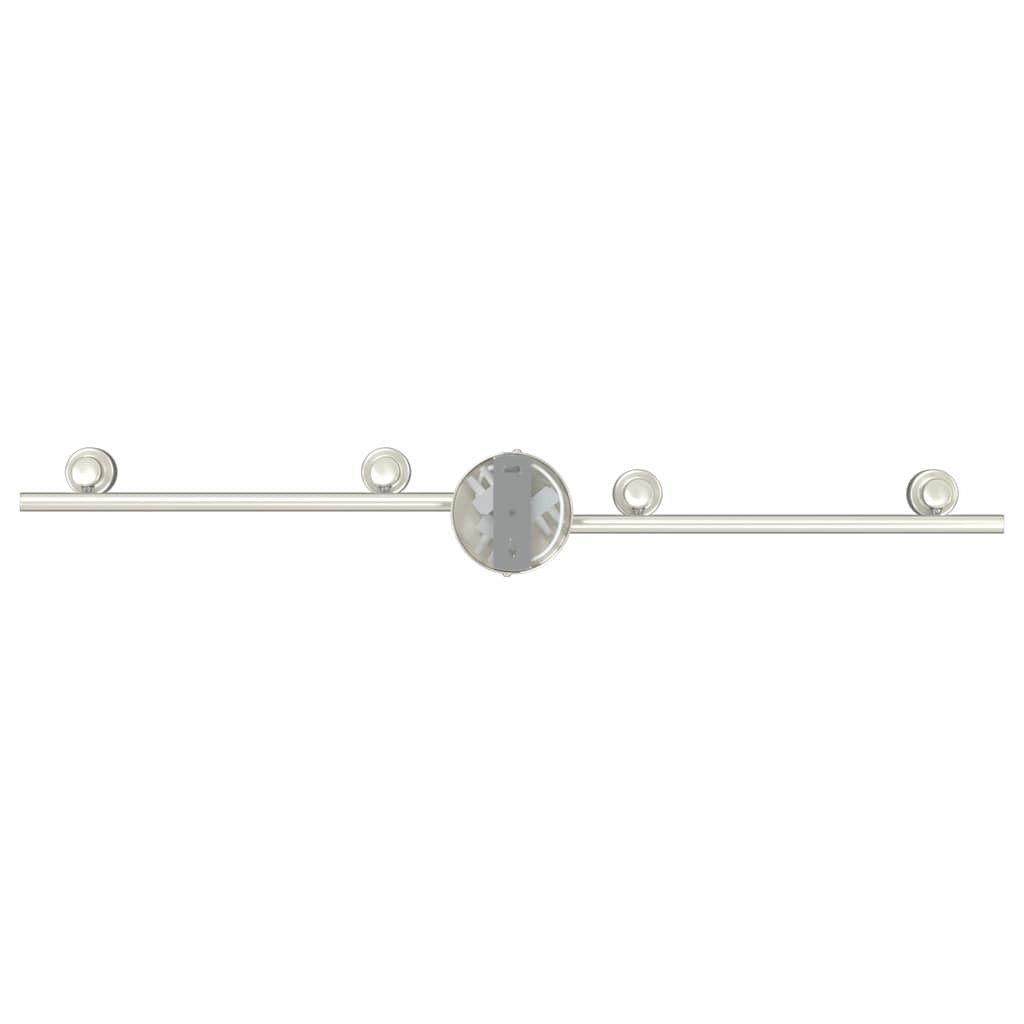 Loftsspot med spotlights Nikkel 70 x 9 x 12,5 cm Stål