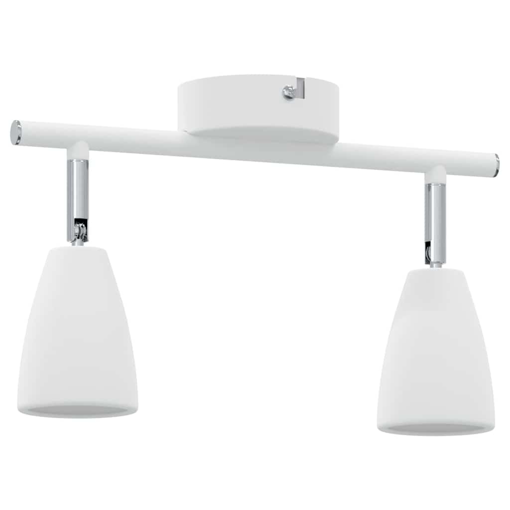 Loftsspot med spotlights Hvid 25.5 x 8 x 16 cm Metal