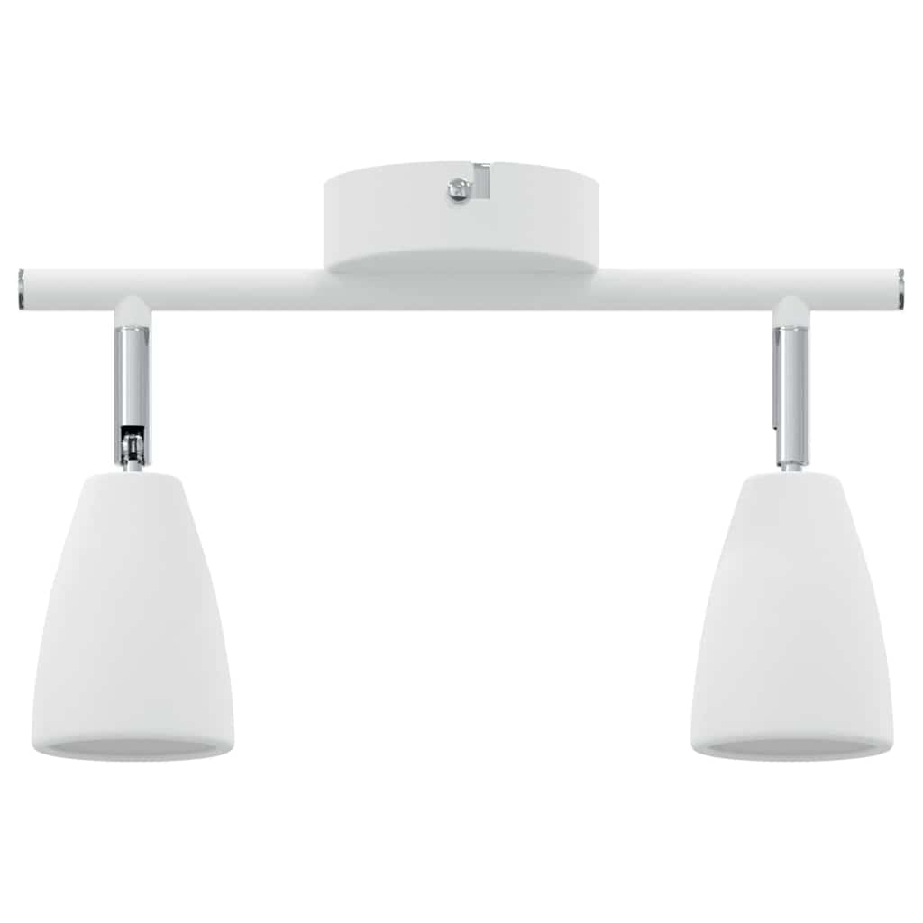 Loftsspot med spotlights Hvid 25.5 x 8 x 16 cm Metal