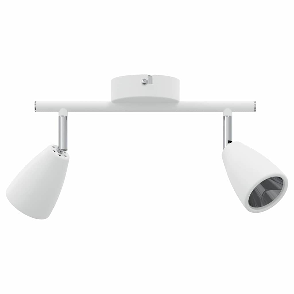 Loftsspot med spotlights Hvid 25.5 x 8 x 16 cm Metal