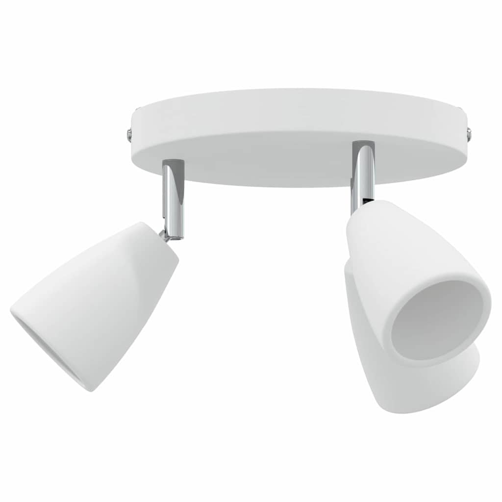 Loftsspot med spotlights Hvid 19 x 19 x 14,5 cm Metal