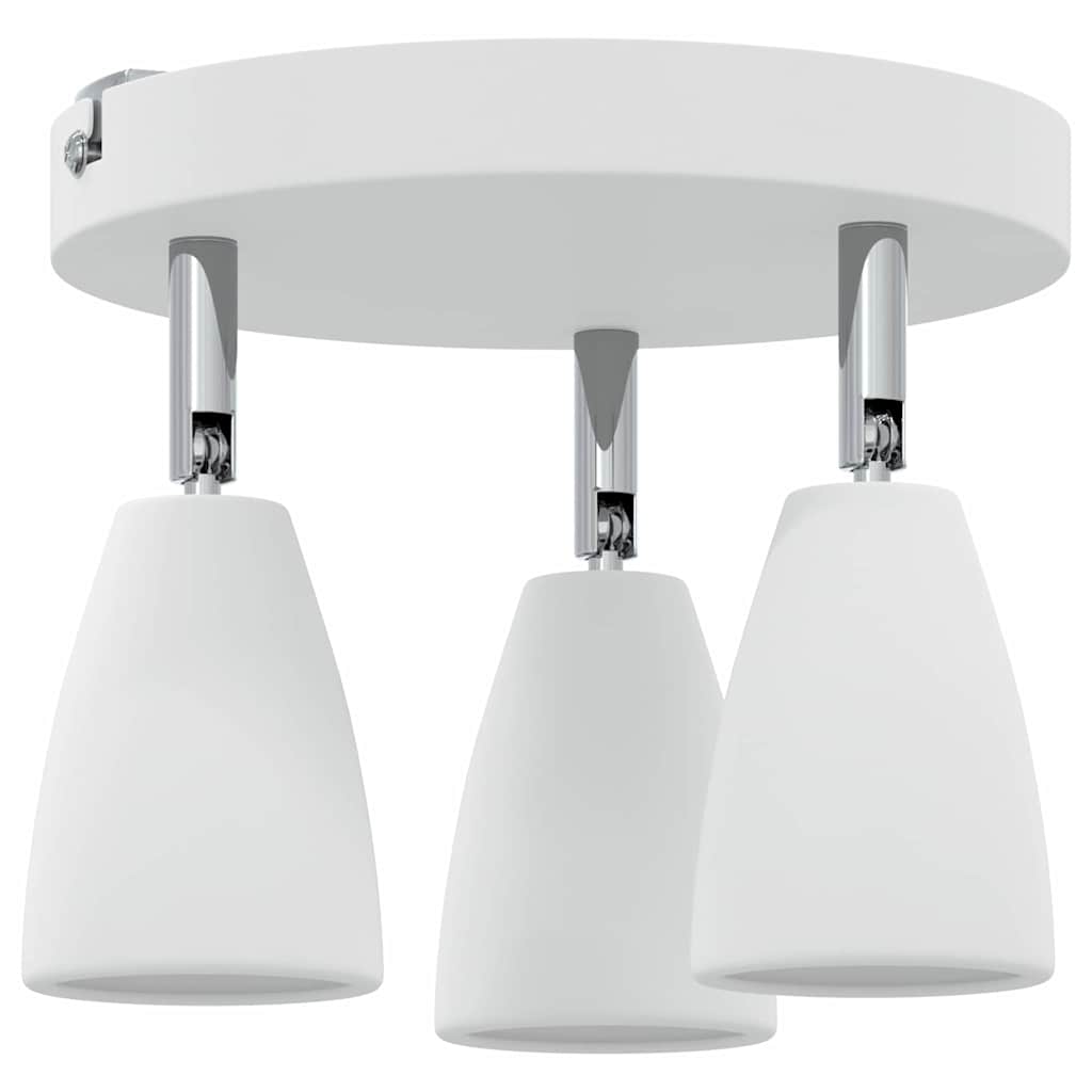 Loftsspot med spotlights Hvid 19 x 19 x 14,5 cm Metal