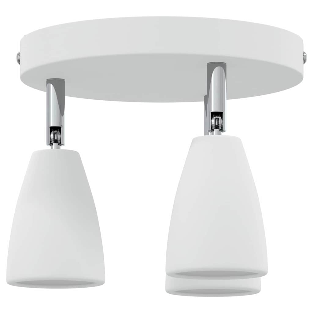 Loftsspot med spotlights Hvid 19 x 19 x 14,5 cm Metal