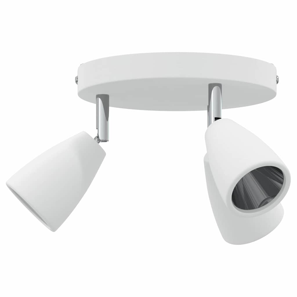 Loftsspot med spotlights Hvid 19 x 19 x 14,5 cm Metal