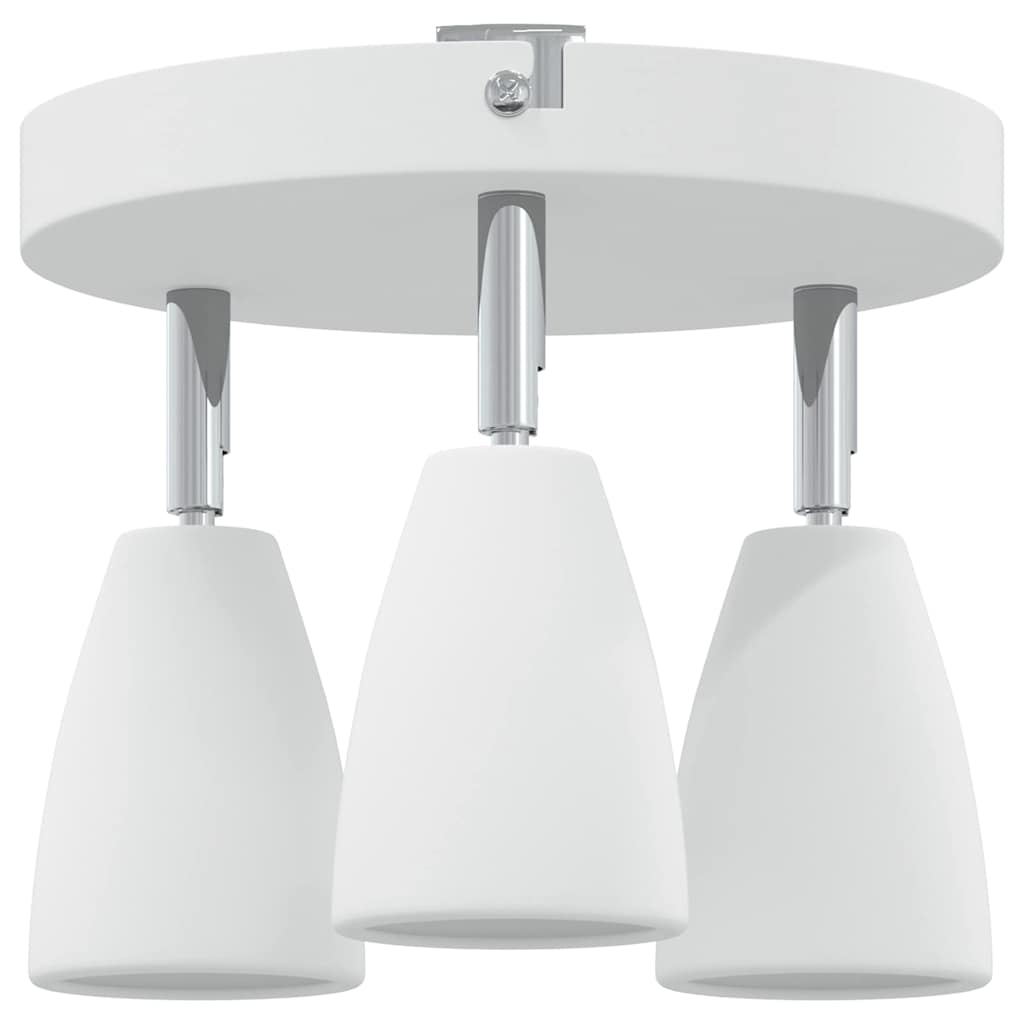 Loftsspot med spotlights Hvid 19 x 19 x 14,5 cm Metal