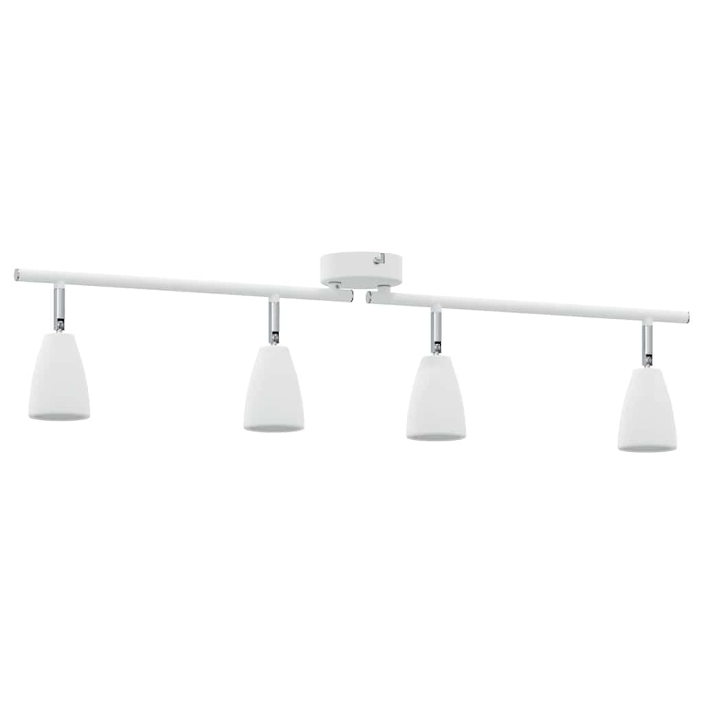 Loftsspot med spotlights Hvid 70 x 12,5 x 10,5 cm Metal