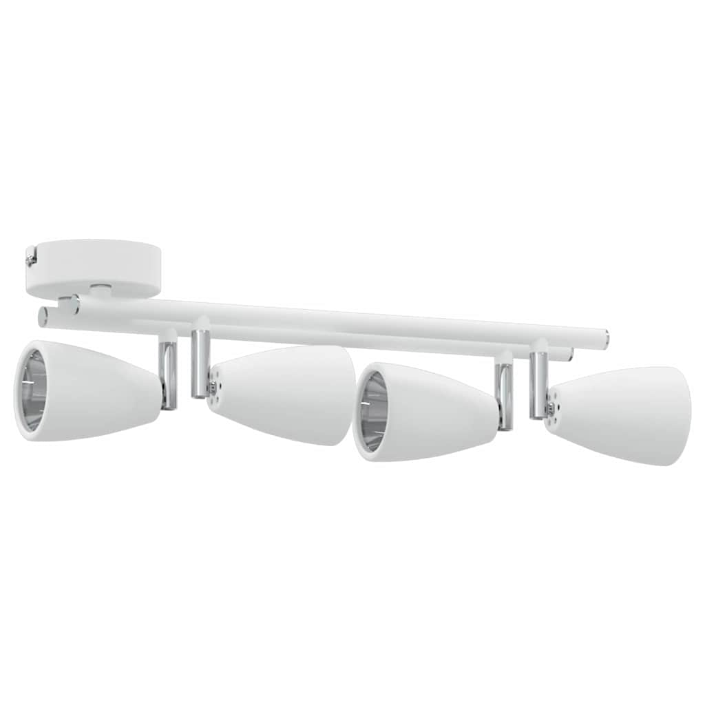 Loftsspot med spotlights Hvid 70 x 12,5 x 10,5 cm Metal