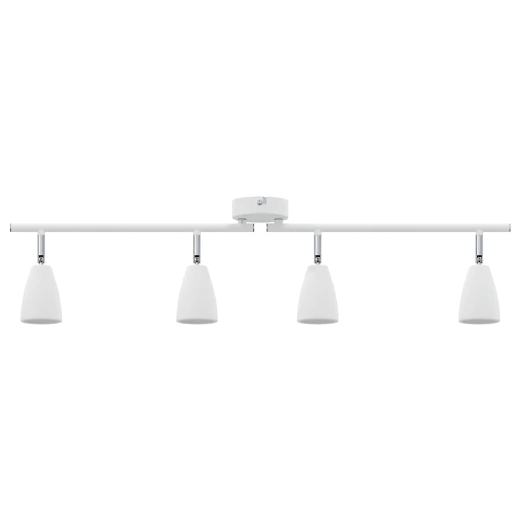Loftsspot med spotlights Hvid 70 x 12,5 x 10,5 cm Metal