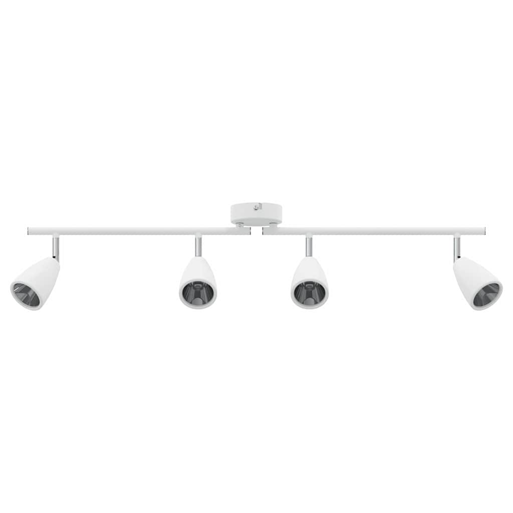 Loftsspot med spotlights Hvid 70 x 12,5 x 10,5 cm Metal
