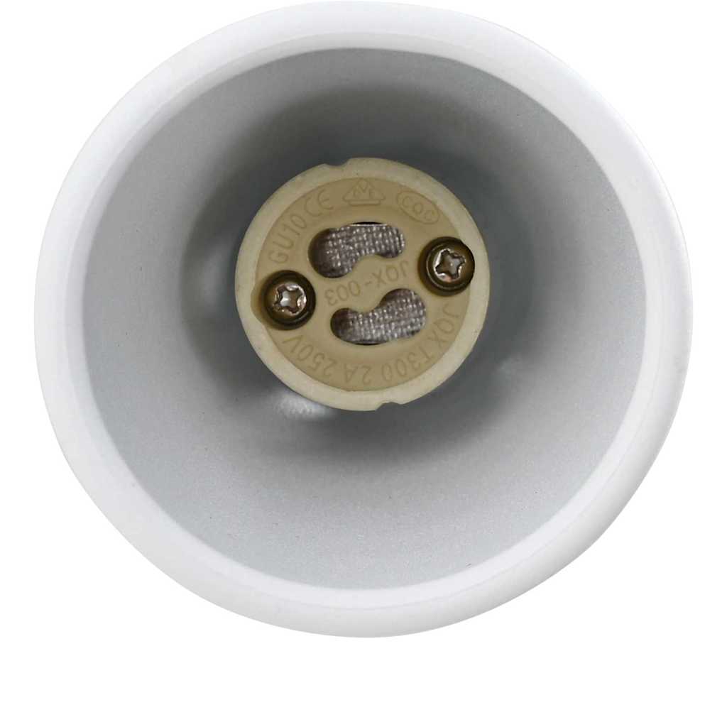 Loftsspot med spotlights Hvid 176,5 x 12,5 x 13,5 cm Metal
