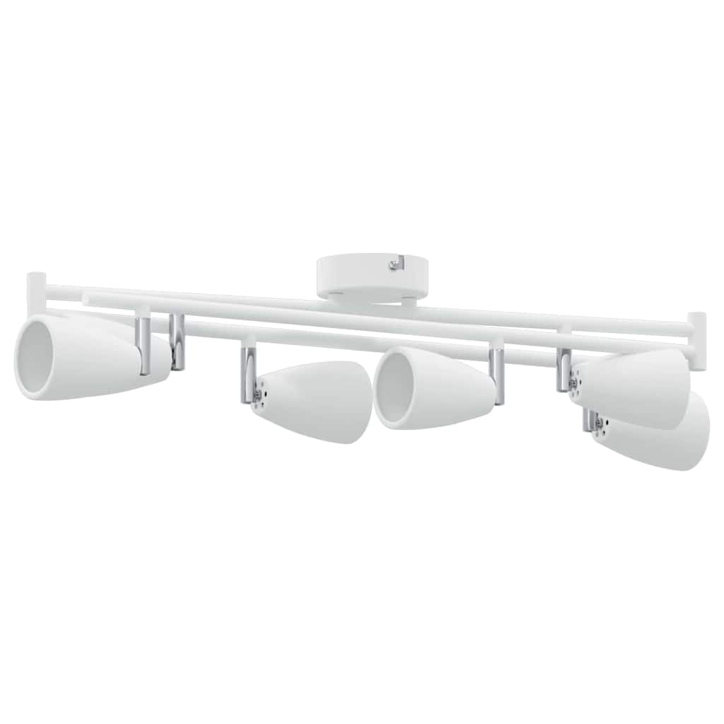 Loftsspot med spotlights Hvid 176,5 x 12,5 x 13,5 cm Metal