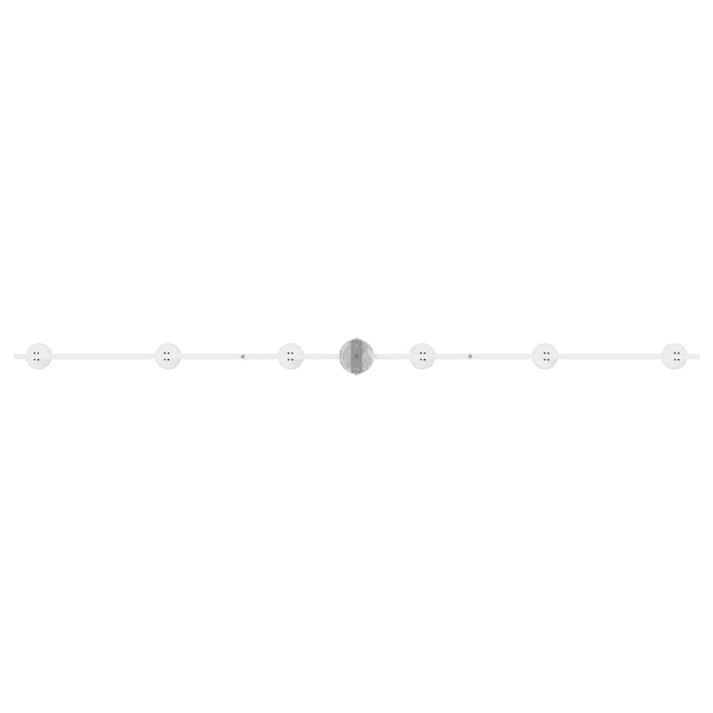 Loftsspot med spotlights Hvid 176,5 x 12,5 x 13,5 cm Metal