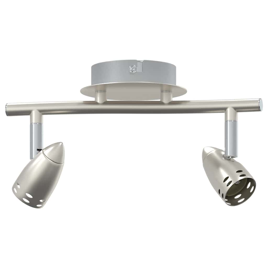 Loftsspot med spotlights Nikkel 27 x 10 x 12 cm Metal