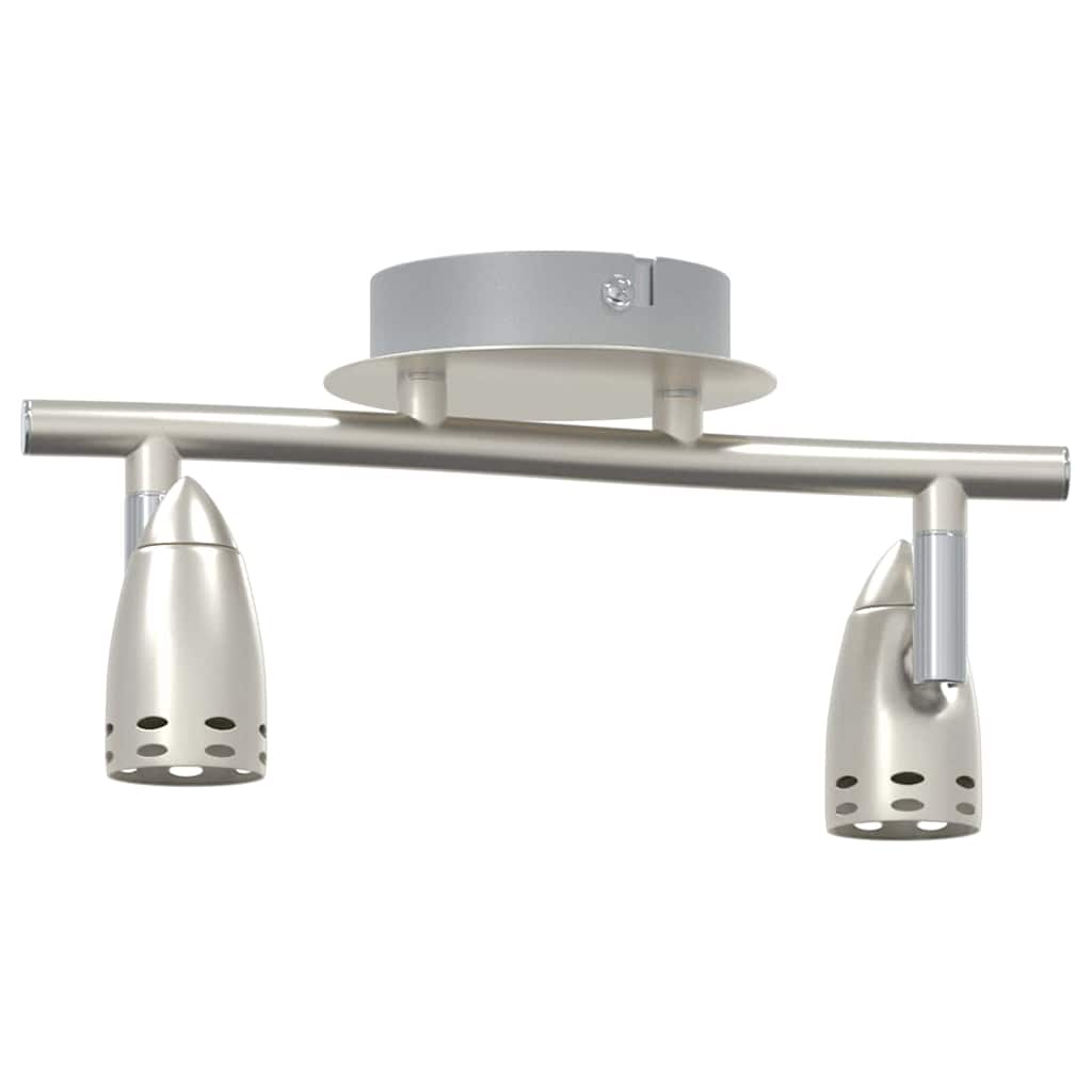 Loftsspot med spotlights Nikkel 27 x 10 x 12 cm Metal