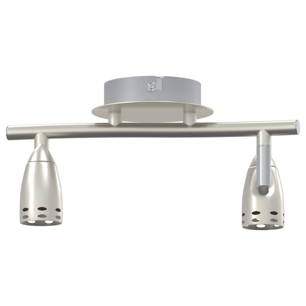 Loftsspot med spotlights Nikkel 27 x 10 x 12 cm Metal
